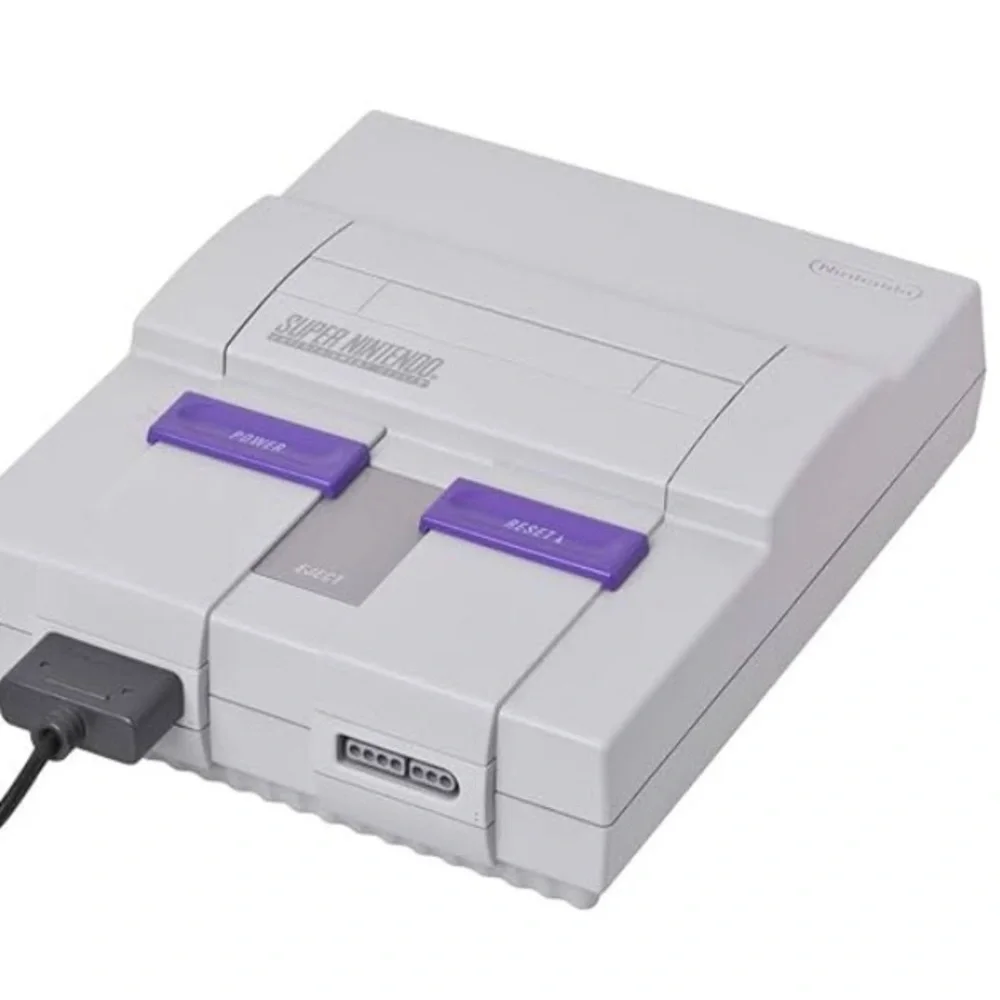 Nintendo Super NES Classic Console - Light Gray and Purple